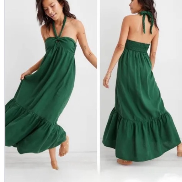 Aerie high low halter dress size L - Picture 3 of 3